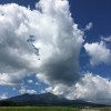 今日の八ケ岳から迫って来る雲が雄大でカッコイイ