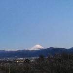 富士山の雪が増えた