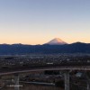 夕暮れ時富士山を前に反省