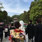 鎌倉の鶴岡八幡宮での結婚式